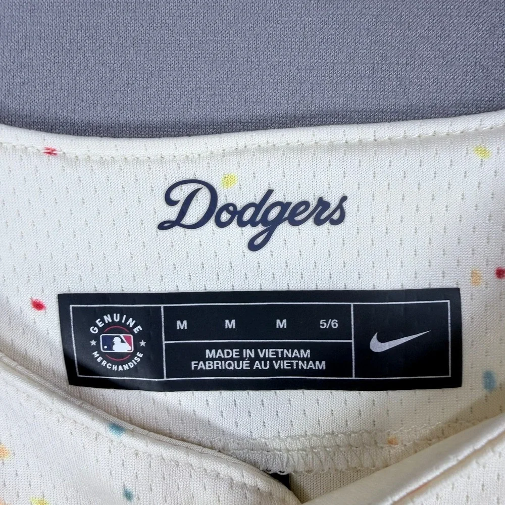 Nike Shohei Ohtani Dodgers Youth M 5/6 Cream City Connect Jersey 17 MLB Fan Gear